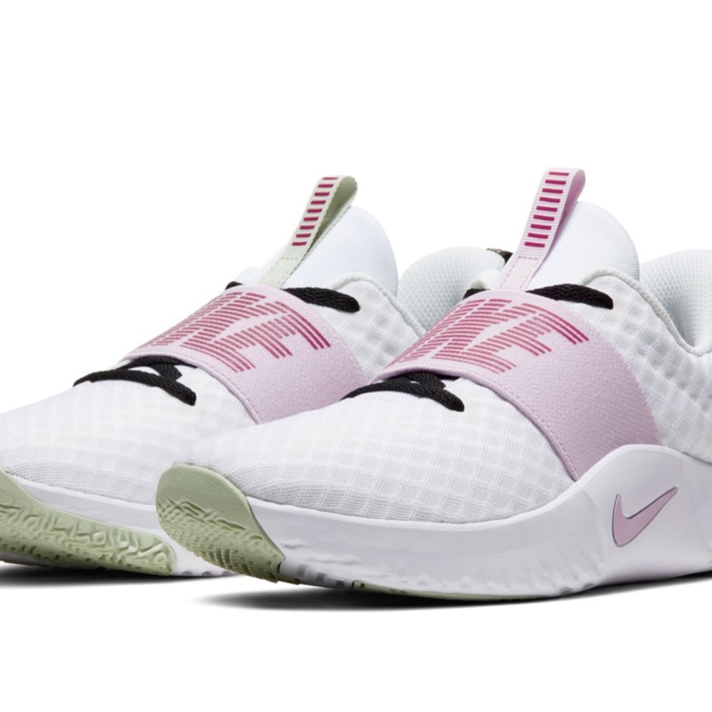 Nike Women's Sneakers - White and Pink